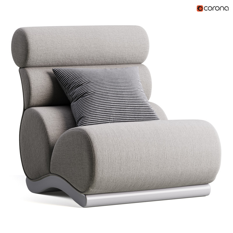 Chair Congreso 3D Model .c4d .max .obj .3ds .fbx .stl .blend
