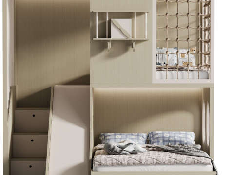 Childrens bunk bed 35 3D 模型