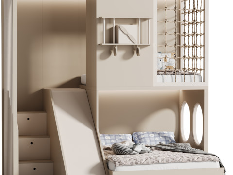 Childrens bunk bed 35 3D 模型