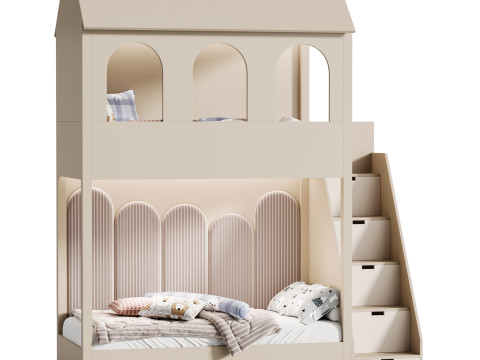Childrens bunk bed 37 Model 3D
