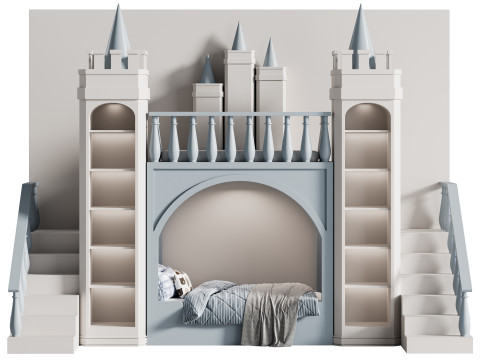 Childrens bunk bed 38 Modèle 3D