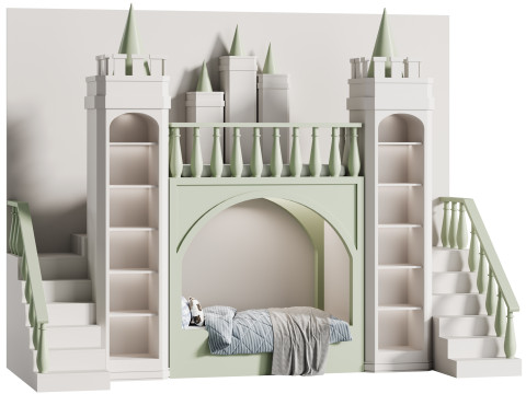 Childrens bunk bed 38 Modèle 3D