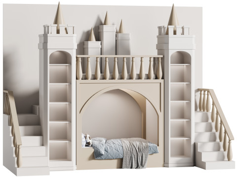 Childrens bunk bed 38 Modèle 3D