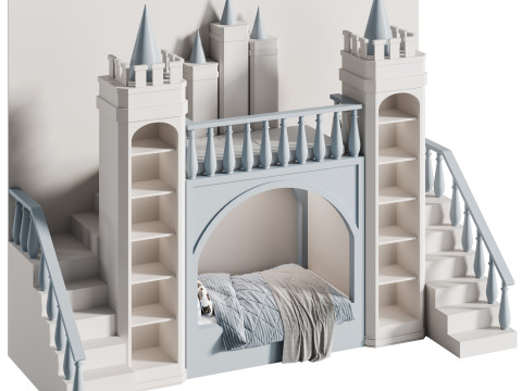 Childrens bunk bed 38 Modèle 3D