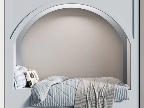 Letto a castello per bambini 38 Modello 3D