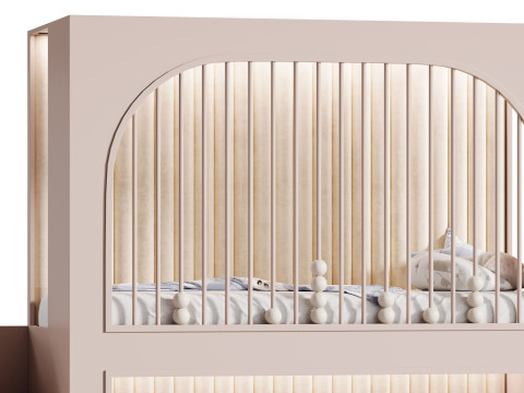 Childrens bunk bed 43 Model 3D
