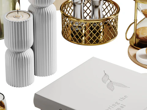 Set decorativo 03 Modello 3D