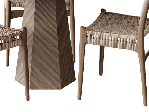 Dining table BENDIGO Model 3D