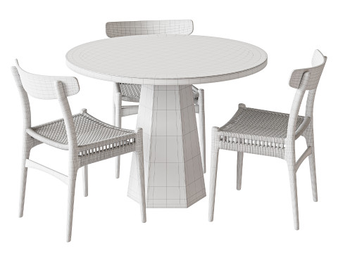 Dining table BENDIGO Model 3D
