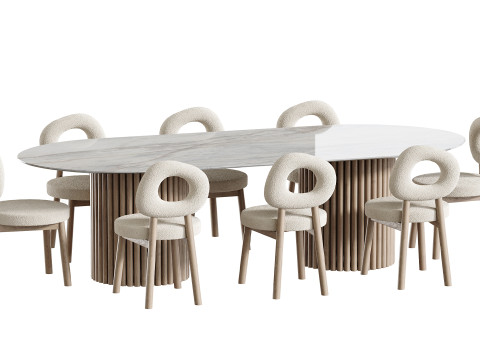 Dining table BREMEN Modelo 3D