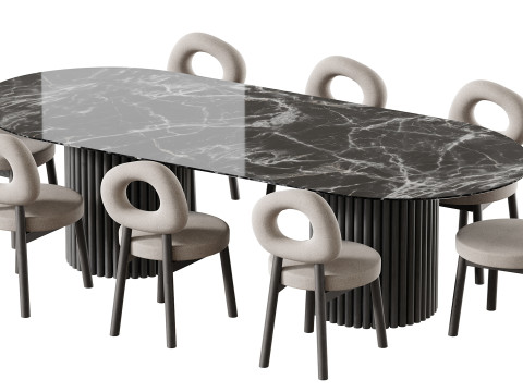 Dining table BREMEN Model 3D