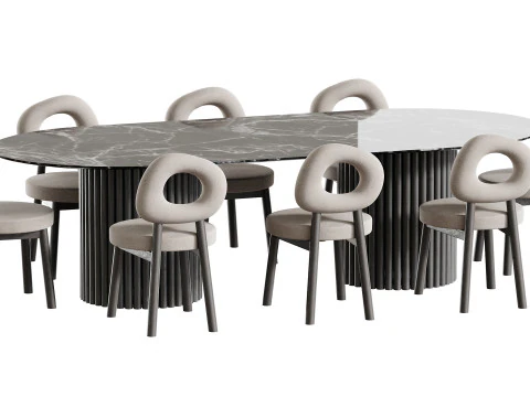 Tavolo da pranzo BREMA Modello 3D