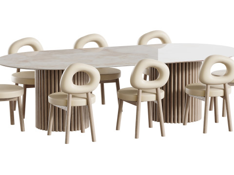Dining table BREMEN Model 3D
