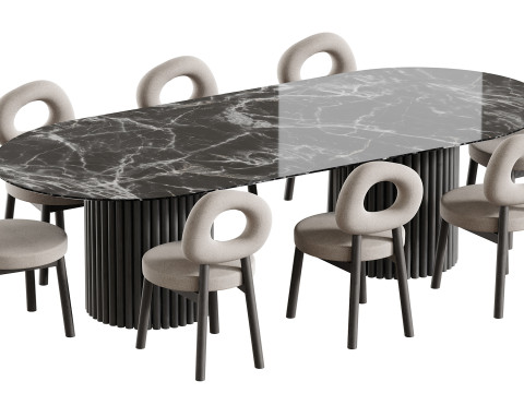 Dining table BREMEN Model 3D