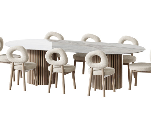 Dining table BREMEN Model 3D
