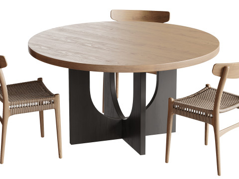 Dining table DANLI 3D Model