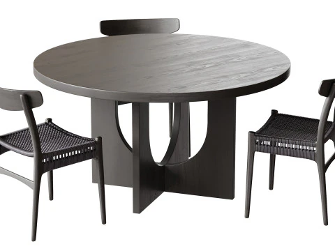 Mesa de comedor DANLI Modelo 3D