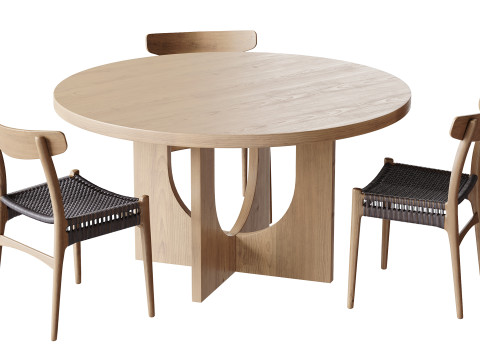 Dining table DANLI Model 3D