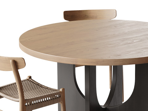 Dining table DANLI Model 3D