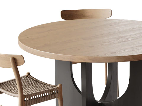 Mesa de comedor DANLI Modelo 3D