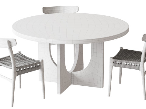 Dining table DANLI Model 3D