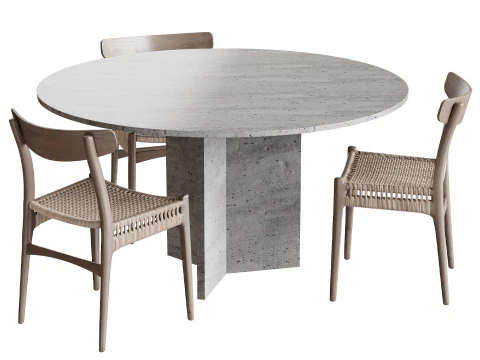 식탁 그리피스 3D 모델