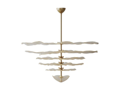 Lustre Lilypad Ambre light 3D Model