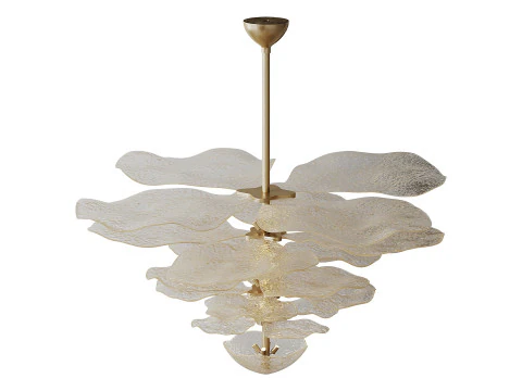 Lustre Lilypad Ambre light 3D Model