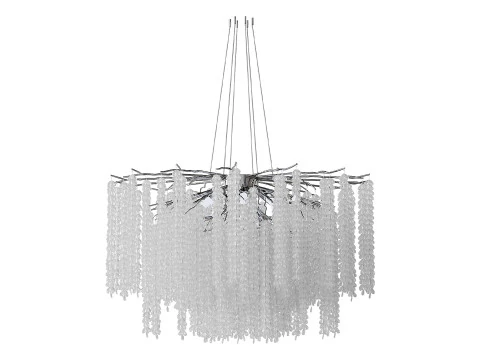 Lampadari a LED in cristallo di lusso Modello 3D