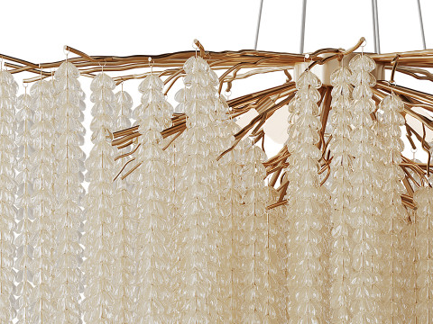Luxury Crystal LED Chandeliers light 3D Model