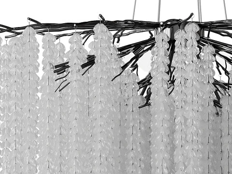 Lampadari a LED in cristallo di lusso Modello 3D