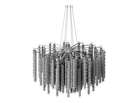 Luxury Crystal LED Chandeliers light 3D Model