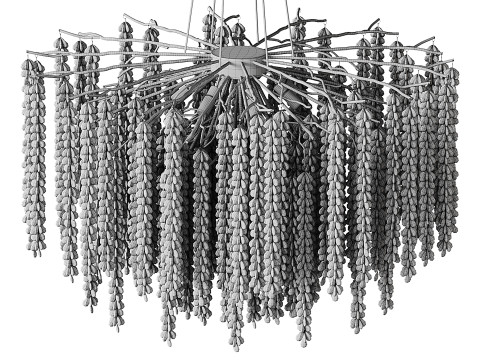 Luxury Crystal LED Chandeliers light 3D Model