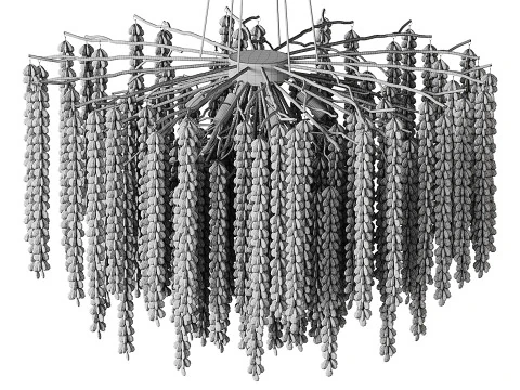 Lampadari a LED in cristallo di lusso Modello 3D