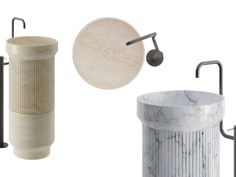 Maami Home DORIC Washbasin 3D Model