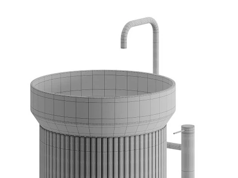 Maami Home DORIC Washbasin 3D Model