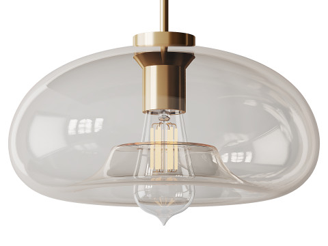 Moderne glazen hanglampen light Modelo 3D