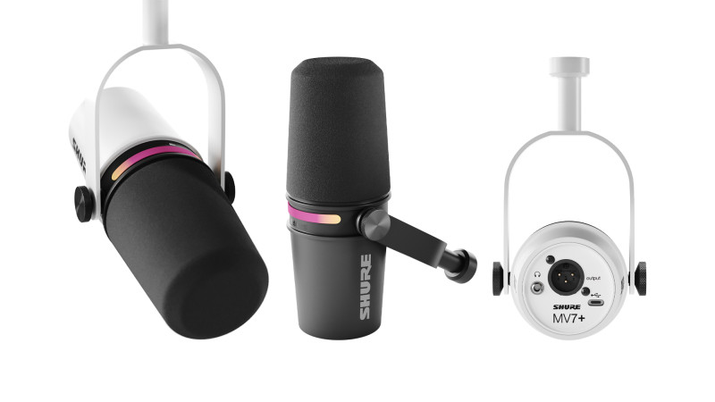 MV7 Microphone 3D Model .c4d .max .obj .3ds .fbx .stl .blend 