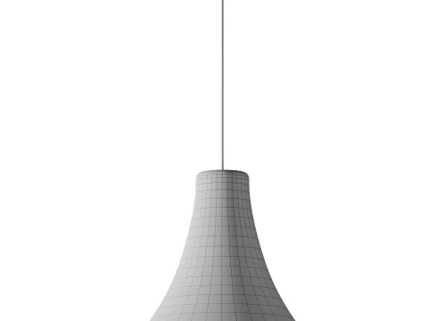 Ilumina&ccedil;&atilde;o pendente estilo japon&ecirc;s Modelo 3D