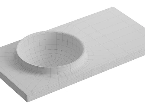 PULKRA DOME SINK Washbasin 3D Model