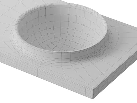 PULKRA DOME SINK Washbasin 3D Model