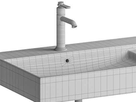 Roca Inspira washbasin 3D Model