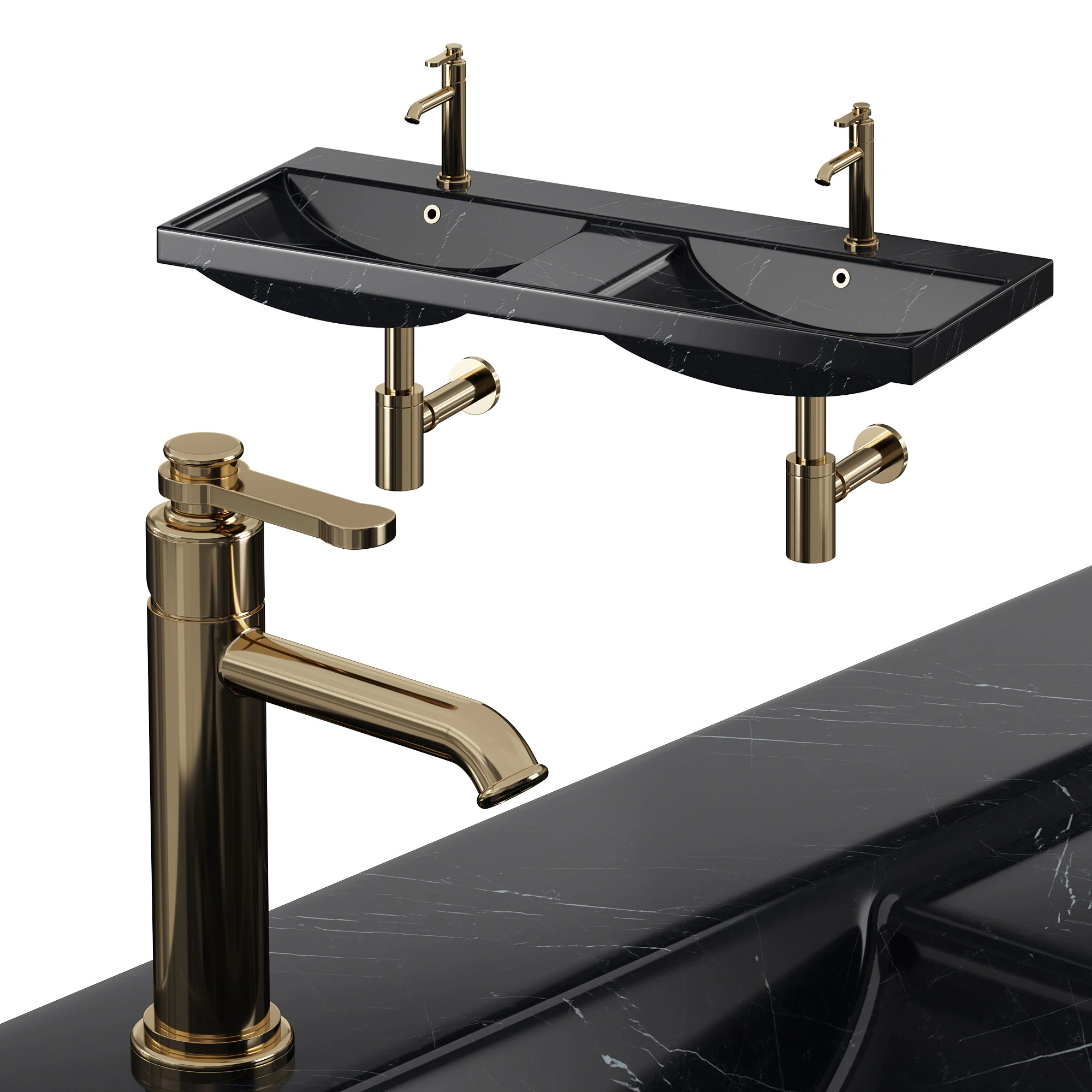 Roca Ona 02 washbasin 3D Model .c4d .max .obj .3ds .fbx .stl .blend 