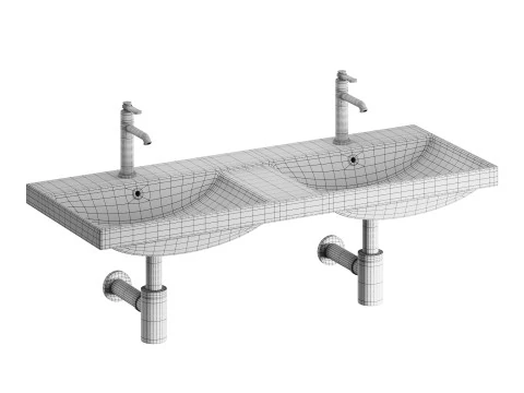 Roca Ona 02 washbasin 3D Model