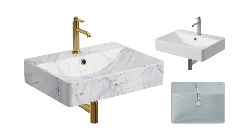 Roca ONA 03 Washbasin Modello 3D .c4d .max .obj .3ds .fbx .stl .blend
