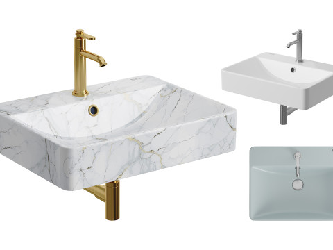Roca ONA 03 Washbasin 3D Model