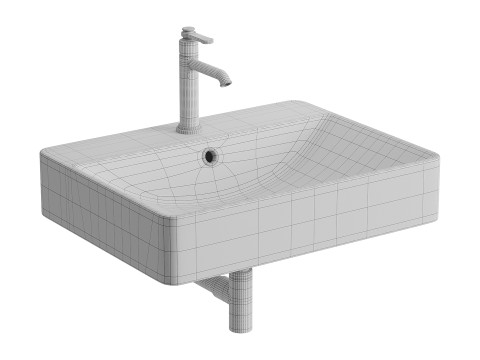 Roca ONA 03 Washbasin Modello 3D