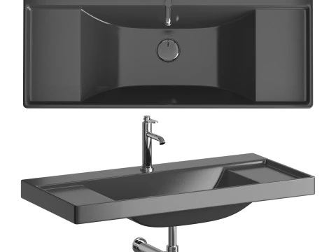 Lavabo Roca ONA Modello 3D