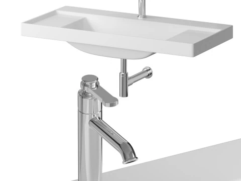 Lavabo Roca ONA Modello 3D