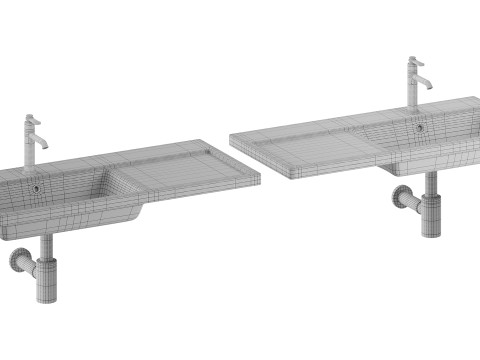 Roca The Gap 02 Washbasin 3D Model